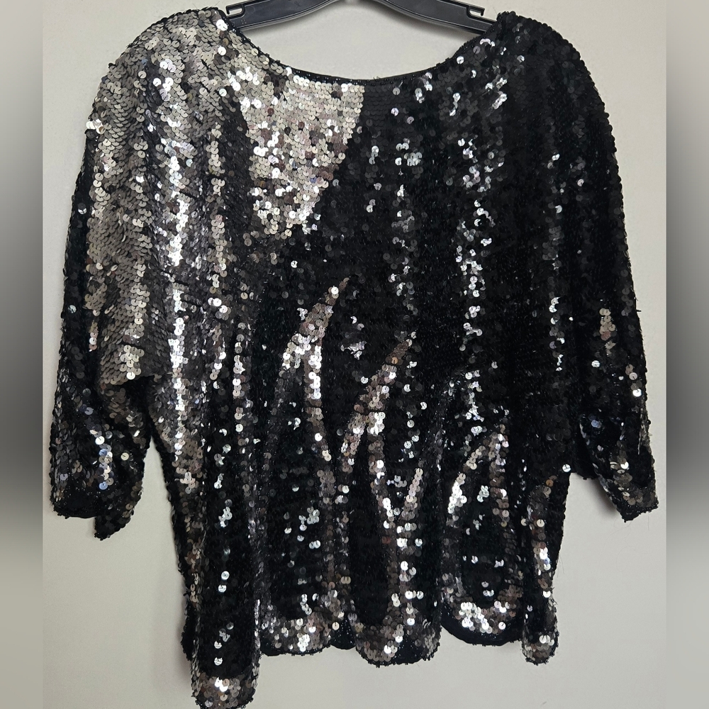 Vintage Sequin Pullover Top